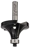 Bosch Professional 1x Abrundfräser Standard for Wood (für Holz, Radius 15 mm, Arbeitslänge 21.6 mm, Ø Schaft 8 mm, Zubehör Handfräse)