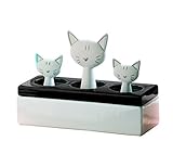 Keramik Luftbefeuchter Katzenfamilie