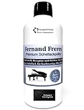 Schellackpolitur 250ml. Fernand Freres Klavierlack SCHWARZ - TRANSPARENT - BERNSTEIN - BLOND Hochglanz Politur Schellack gebrauchsfertig Schelllack (Schwarz)