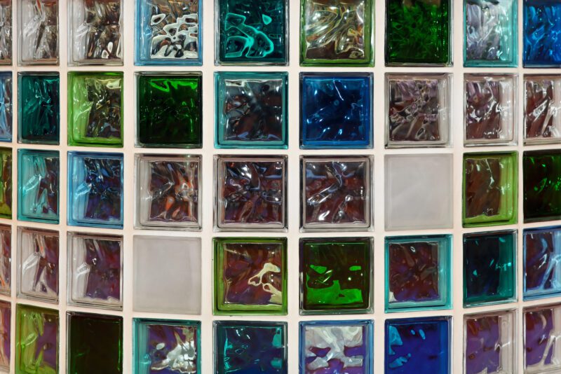 Glasbausteine Farben