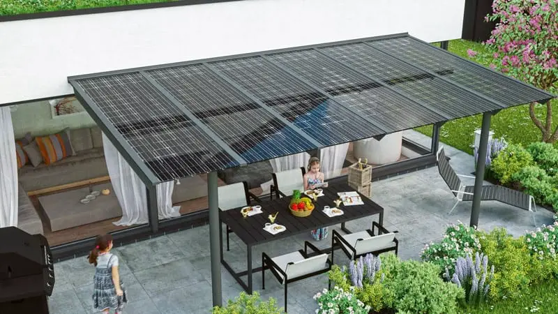 Terrassenüberdachung Solar