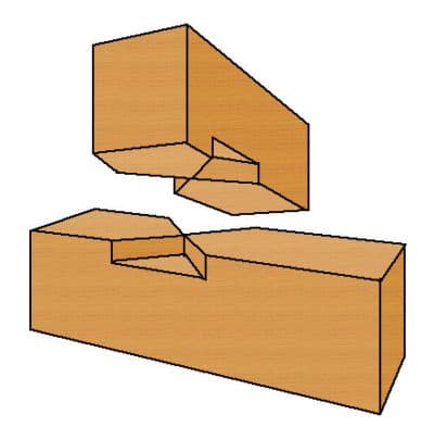 Kreuzkamm Holzverbindung