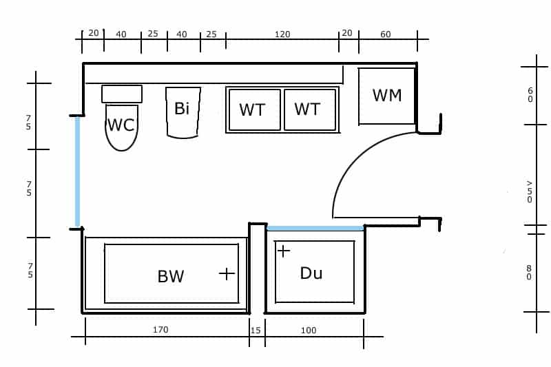 badezimmer abmessungen