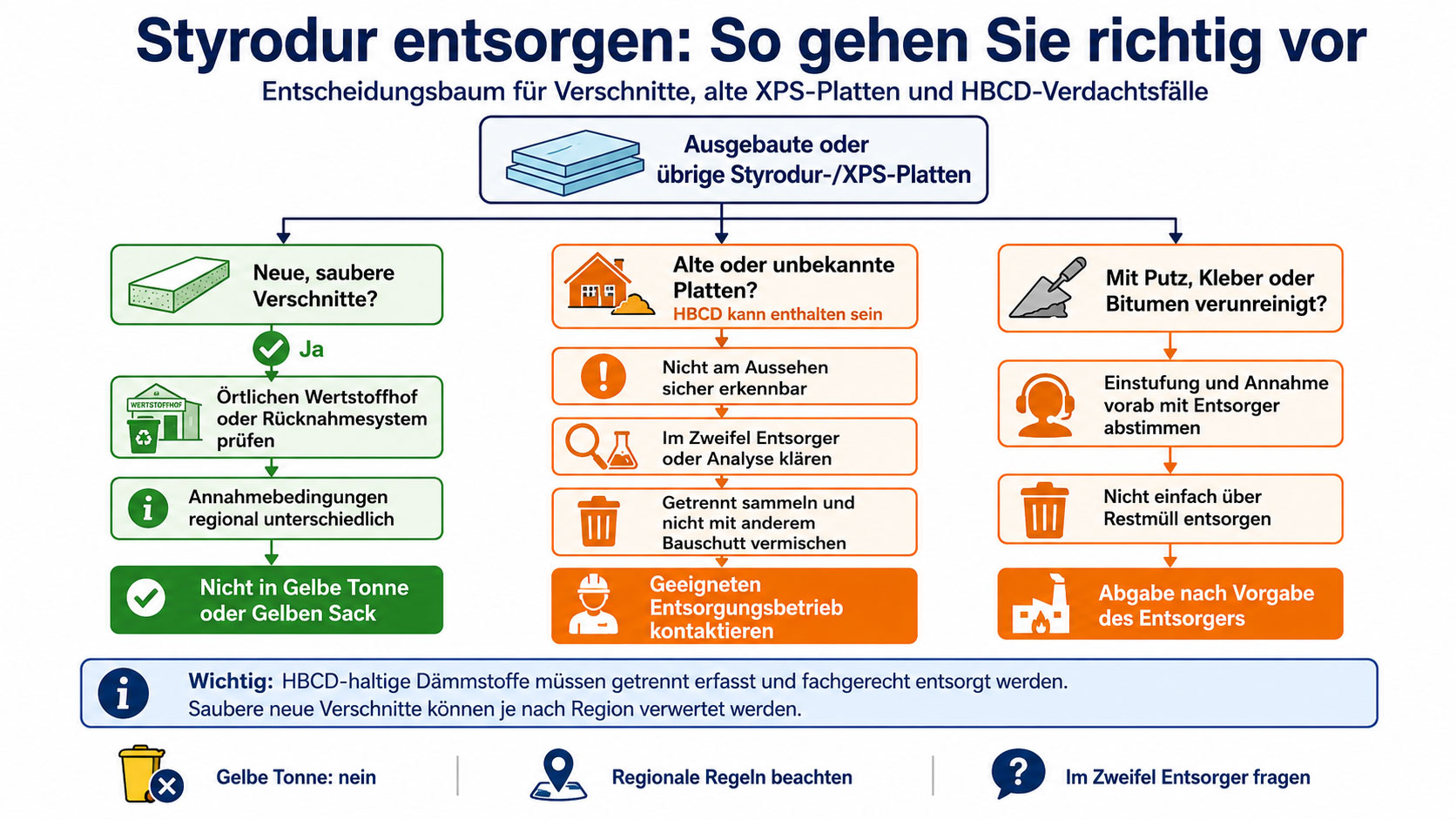 Styrodur entsorgen