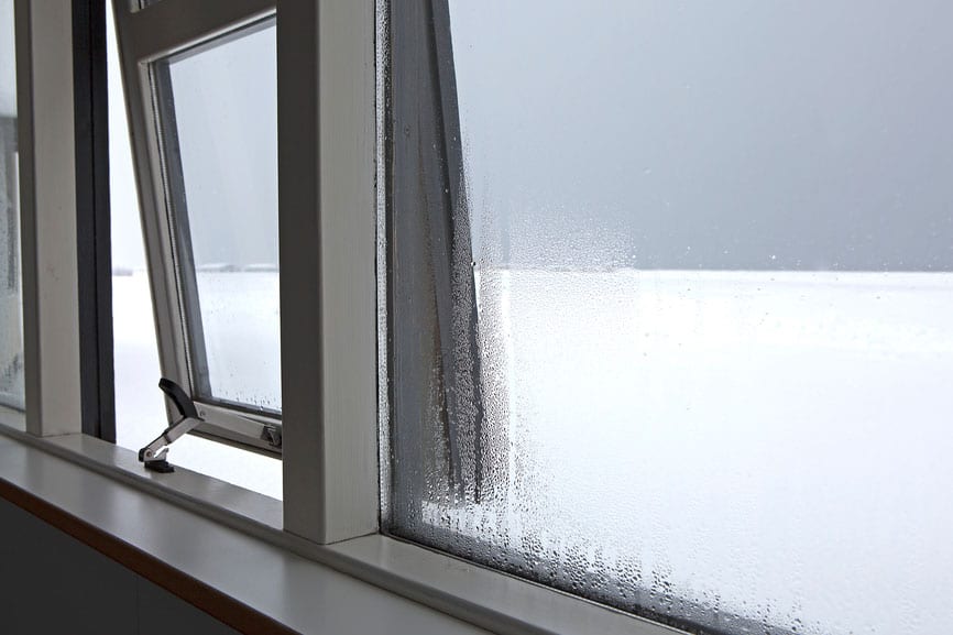 feuchtes Fenster