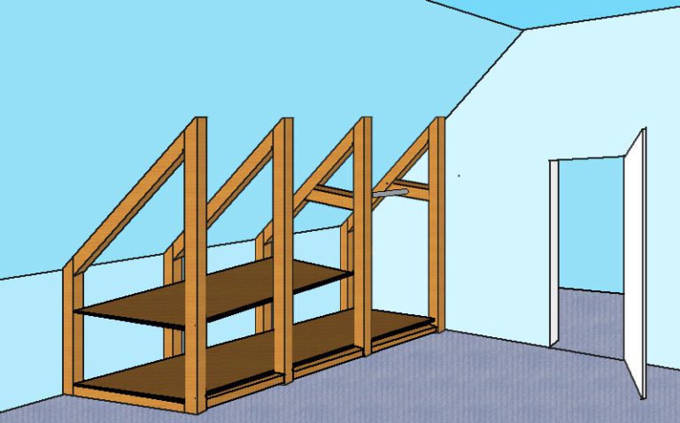 Wunderschoene Schrank Fuer Dachschraege Bauanleitung Bild