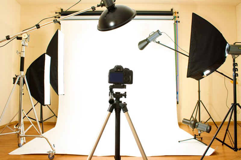 Fotostudio einrichten