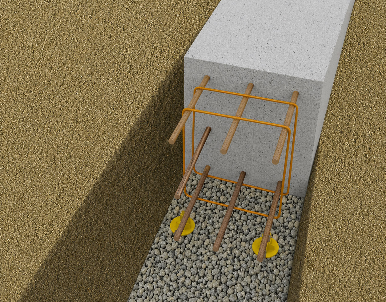 Streifenfundament bewehren