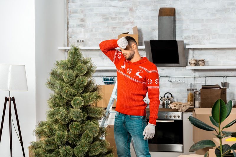 Umzugsstress an Weihnachten