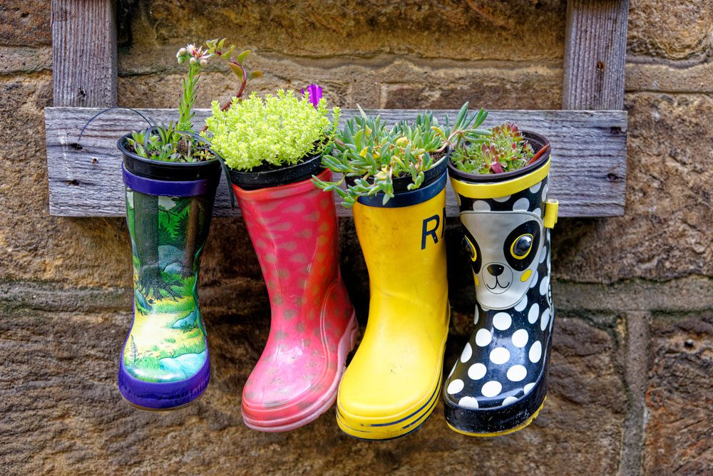 Upcycling 13 originelle Blumentöpfe aus alten Sachen » bauredakteur.de