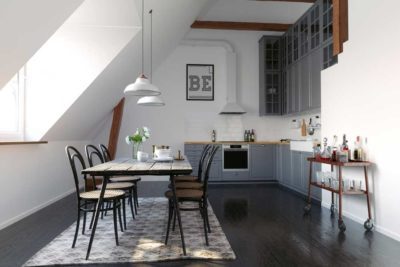 Küche mit Dachschräge: Worauf man bei der Planung achten sollte!