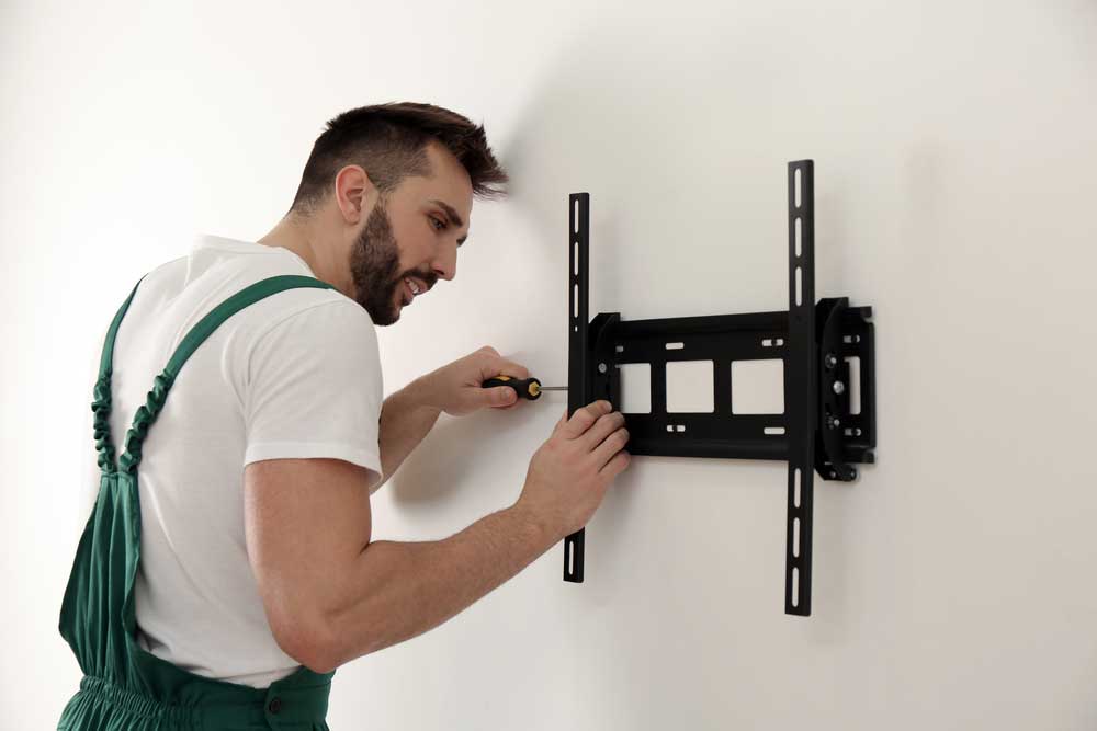 Fernseher an der Wand montieren darauf kommt es an » bauredakteur.de