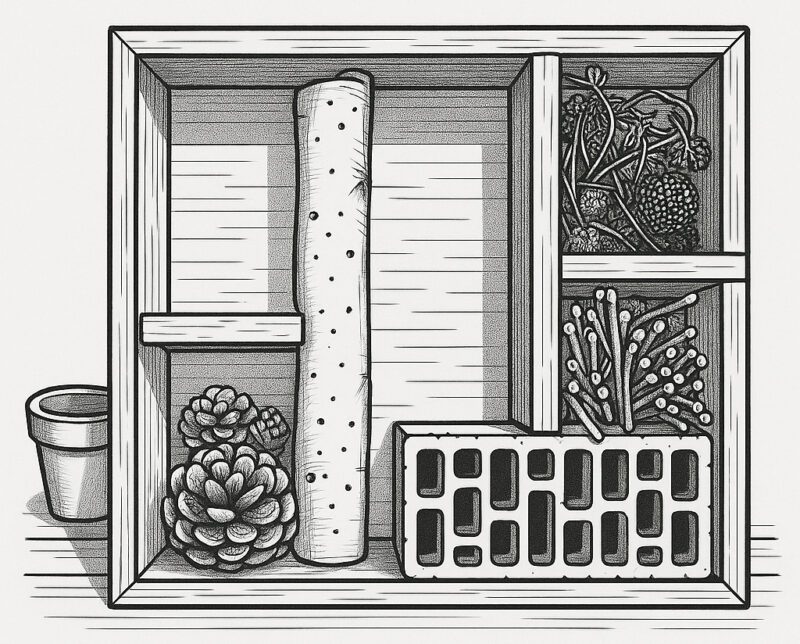 insektenhotel fuellen