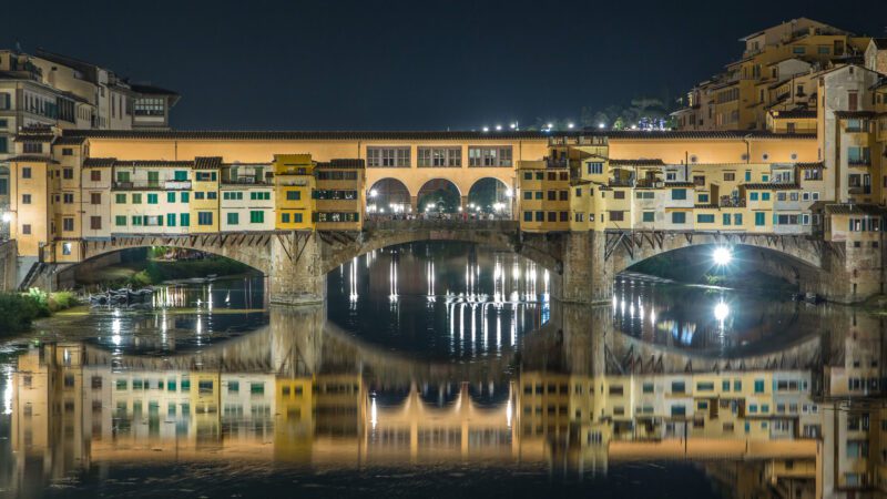 Ponte Vecchio bei Nacht