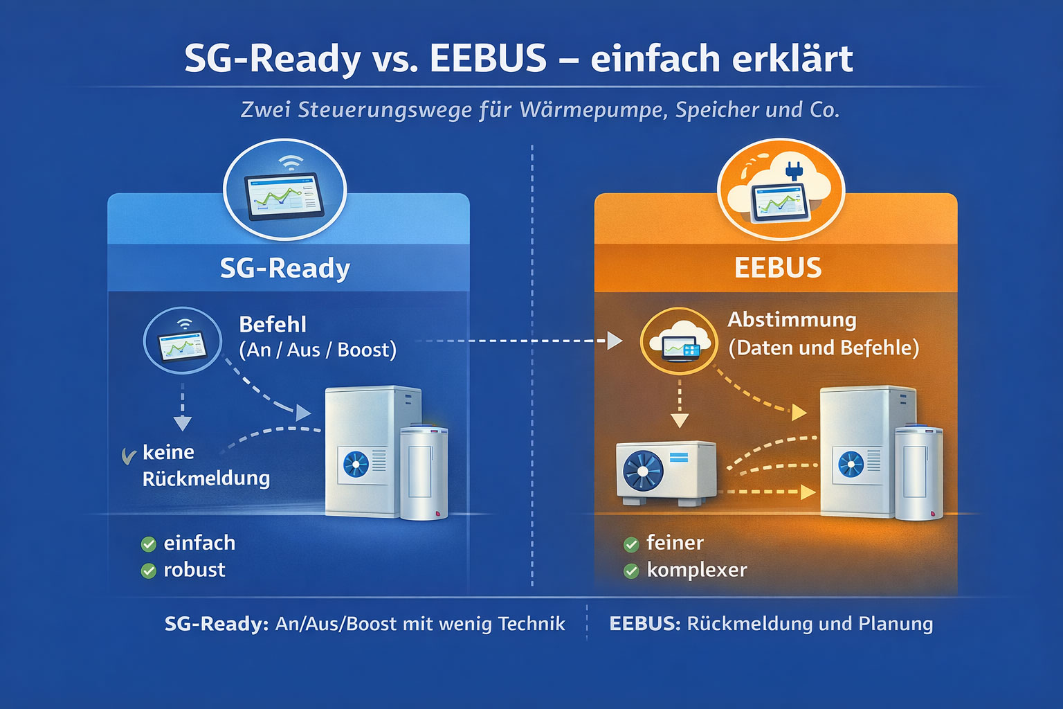 SG-Ready vs. EEBUS