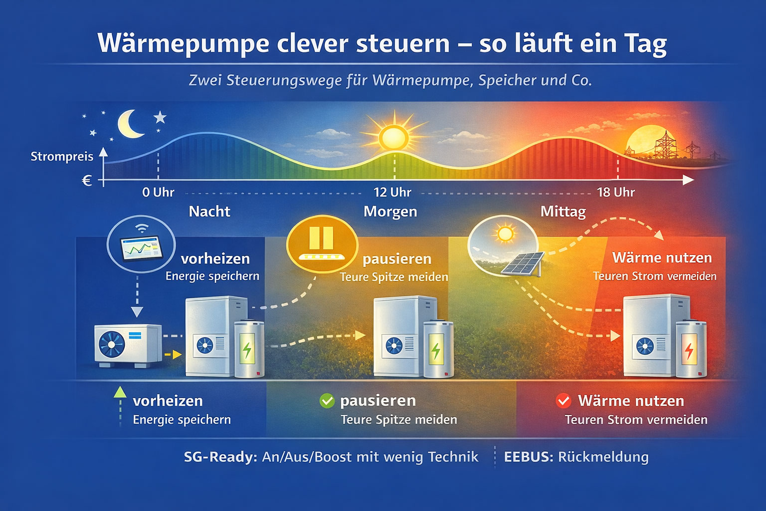 W&auml;rmepumpe clever steuern