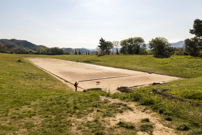 Antikes Stadion von Olympia