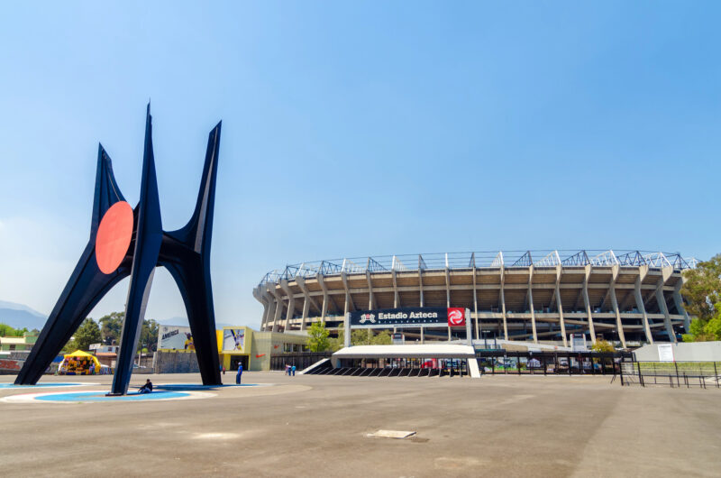 Au&szlig;enansicht des Estadio Azteca