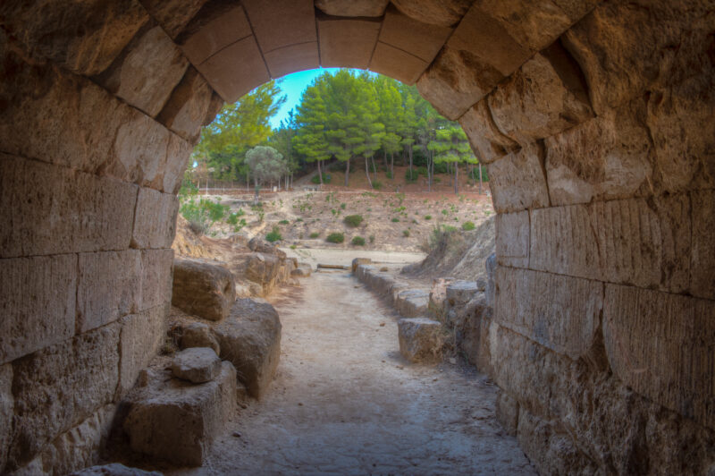 antikes Stadion von Nemea