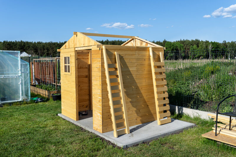 Gartenhaus auf Betonfundament