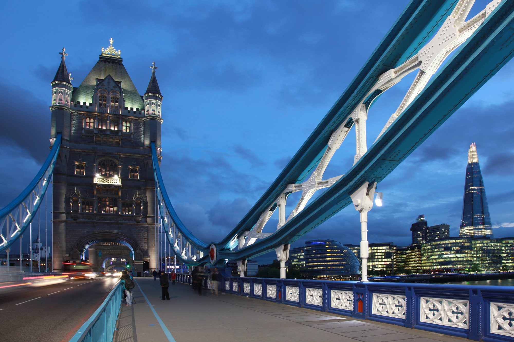 Auf der Tower Bridge