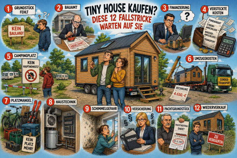Fallstricke beim Kauf eines Tiny Houses