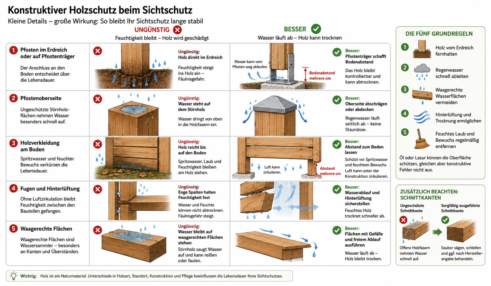 konstruktiver Holzschutz