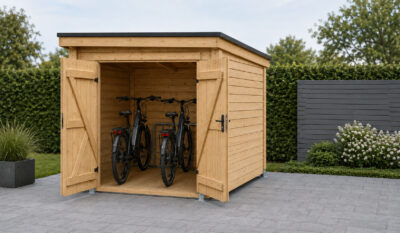 Fahrradgarage selber bauen: Anleitung für zwei Räder fahrradgarage