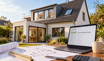 Haus umgebaut? Wann Sie die Änderung dem Finanzamt melden müssen grundstuecksaenderungsanzeige